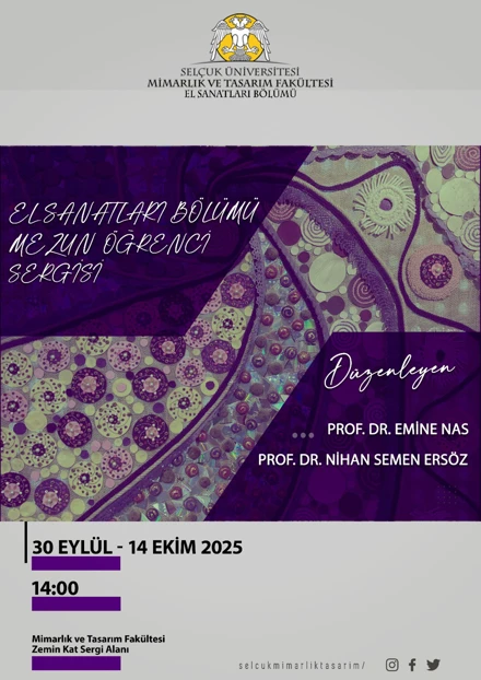 EL SANATLARI BÖLÜMÜ MEZUN ÖĞRENCİ SERGİSİ VE SERGİ KATALOĞU